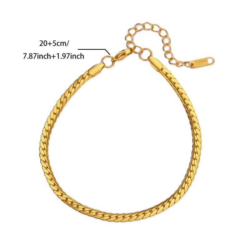 Exquisite cross love bracelet anklet niche design fashionable titanium steel non-fading versatile jewelry