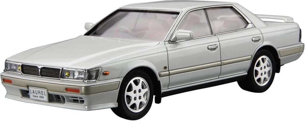 Aoshima Bunka Kyozai The Model Car Series Nissan HC33 Laurel Medalist Club L Plastic Model (AOSHIMA) 1/24 '91