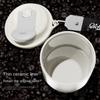 410ML Ceramic Liner Thermos Coffee Cup Travel Coffee Mug Vacuum Insulated Thermos For Coffee Thermal Cup Tumbler Christmas Gift