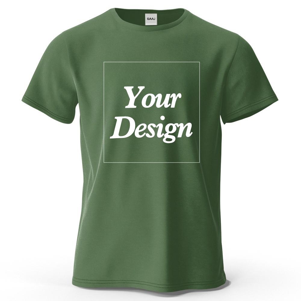 Custom T shirt Customized tshirt Personalized Tee Shirt Diy Print Your Photo Brand Logo Text Men Women 100 Cotton Premium Gift