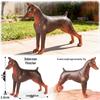 Large Shiba Inu Akita Inu Dog Figurine Model Toy Ornament
