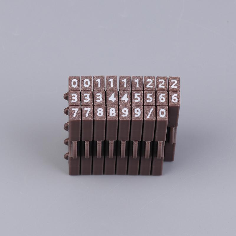 

Alphabet Numbering Connected Stamp Rubber Stamp Consolidated Numbers Stamp Perpetual Calendar Number