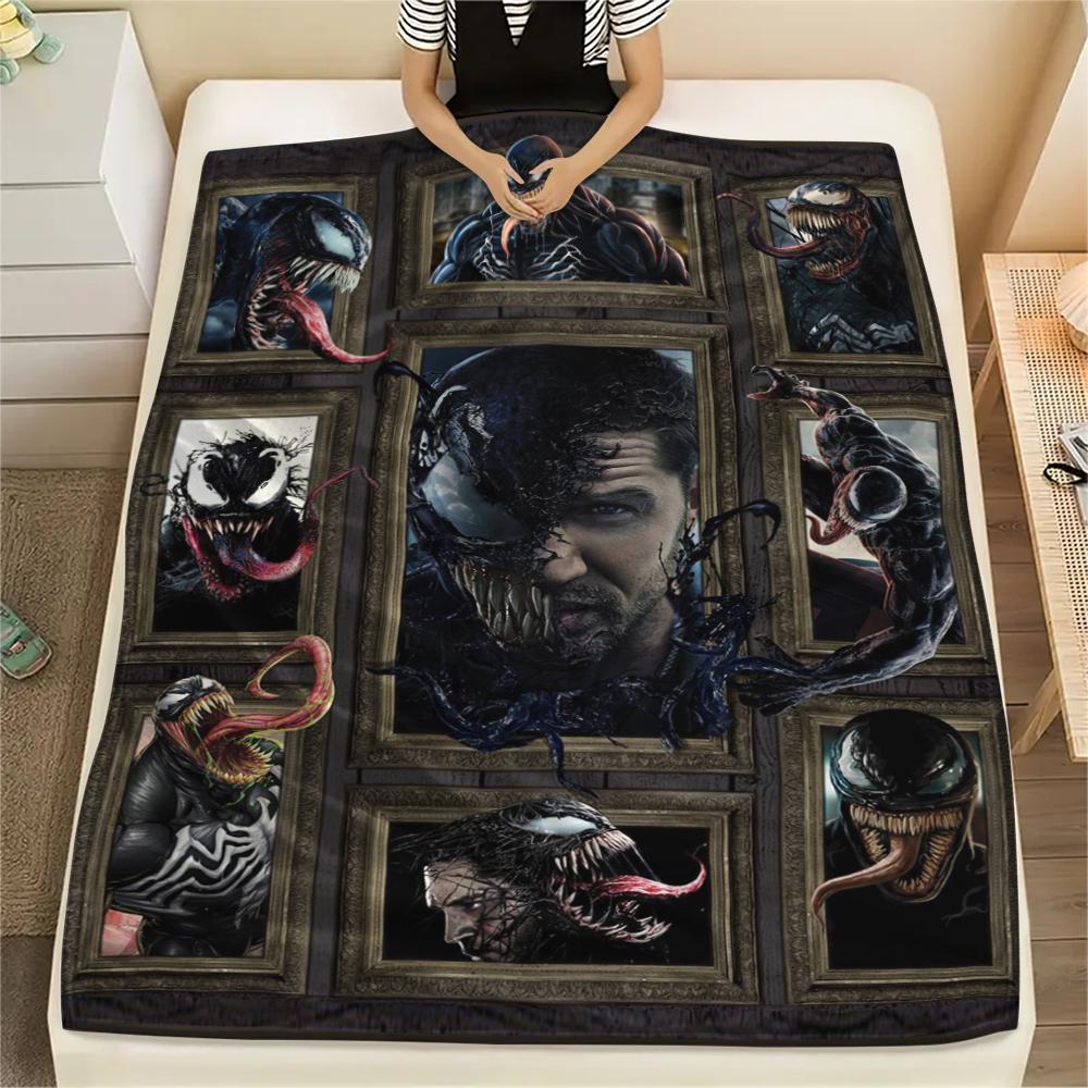 1 Stück Film-Puzzle-Print Flanelldecke, Hohe Qualität, Bequem für alle Jahreszeiten, Heimdekoration, Wärme und Komfort, Perfekt für Geschenke