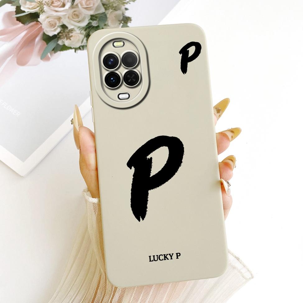 For Huawei Nova 15 Case Luxury A-Z Letters Fashion Cool Crown Silicone Phone Case For Huawei Nova15 PSN-AL00