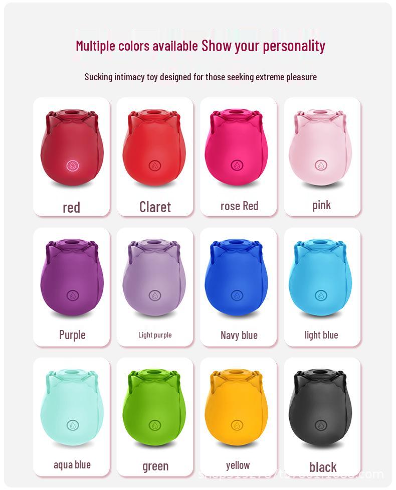Rose Multi-Frequency Vibration Breast Enhancement and Teasing Device