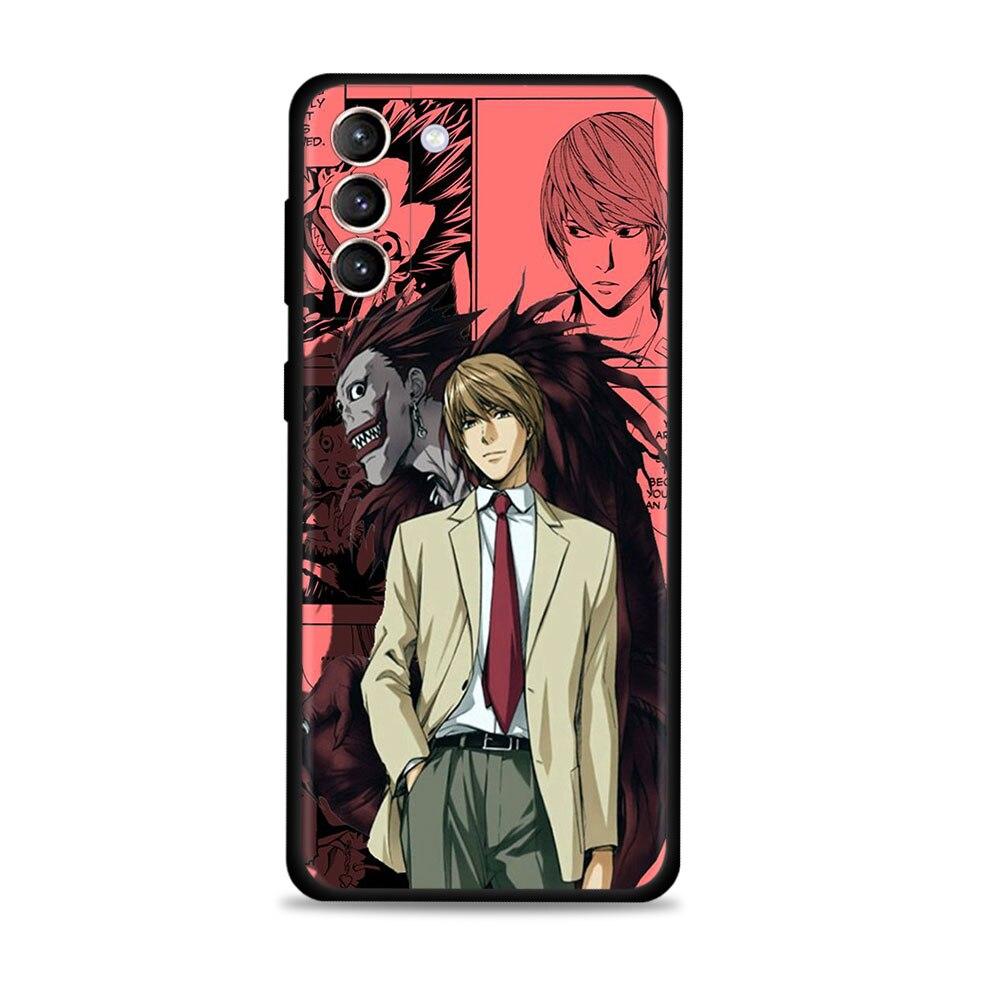 For Samsung S21 Case Galaxy S20 Fe S21 Ultra S20 S22 S10 S8 S9 Plus S22ultra Note 20ultra 10plus Cases Gods of DeathNote Coque