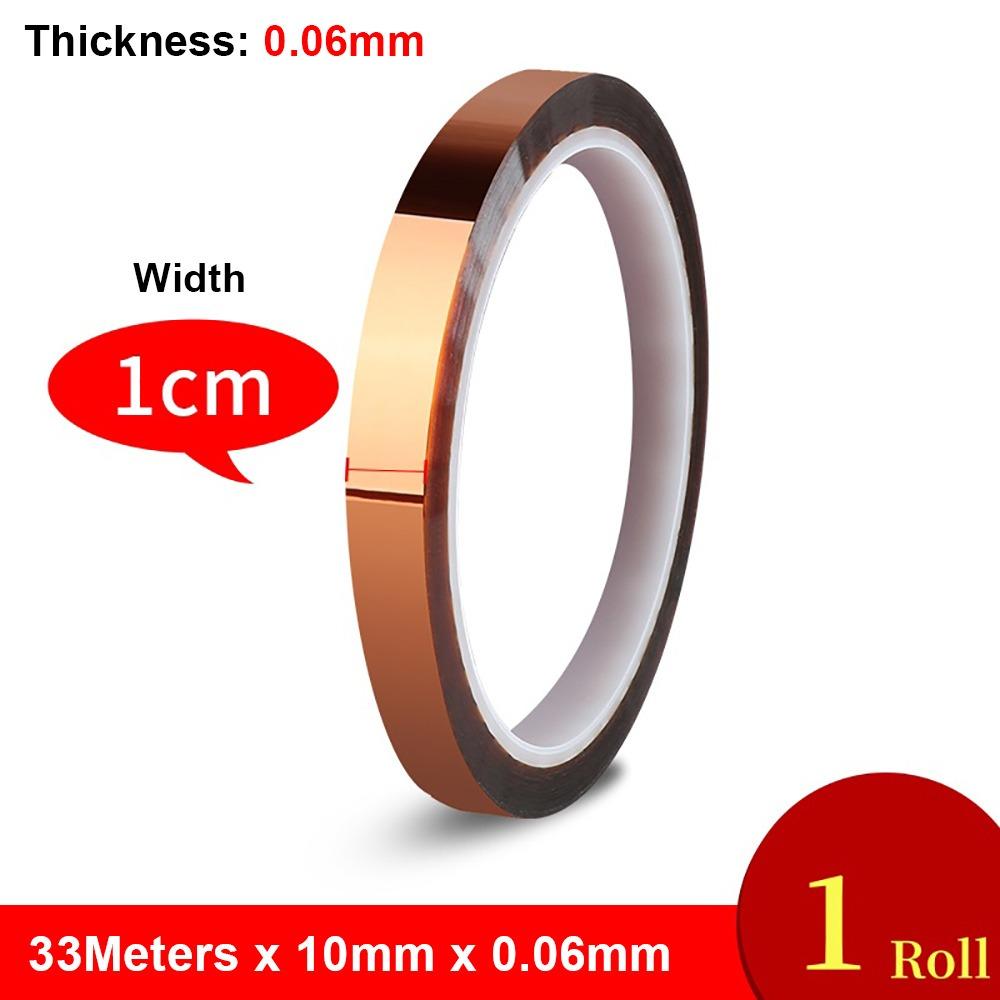 1Roll New 300 DegreeC BGA Tape 33Meters 5-40mm Polyimide Tape Anti-static High Temperature High Temp Tape Electrical Industry
