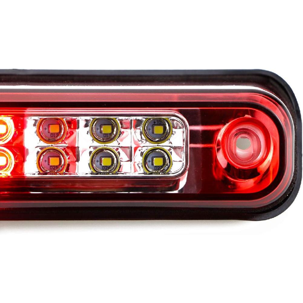Tresound 3Rd Third Brake Light For 1988-1999 Chevy/GMC C1500 C2500 K1500 K2500 Silverado Blazer LED Cargo Lamp High Mount Stop Light (Chrome Housing