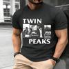Remake Twin Peaks Basis Houtskool T-shirt Retro Stijl Klassiek T-shirt S4XL Grafisch Korte Mouw Shirt Unisex Mannen Vrouwen Zomer Tops