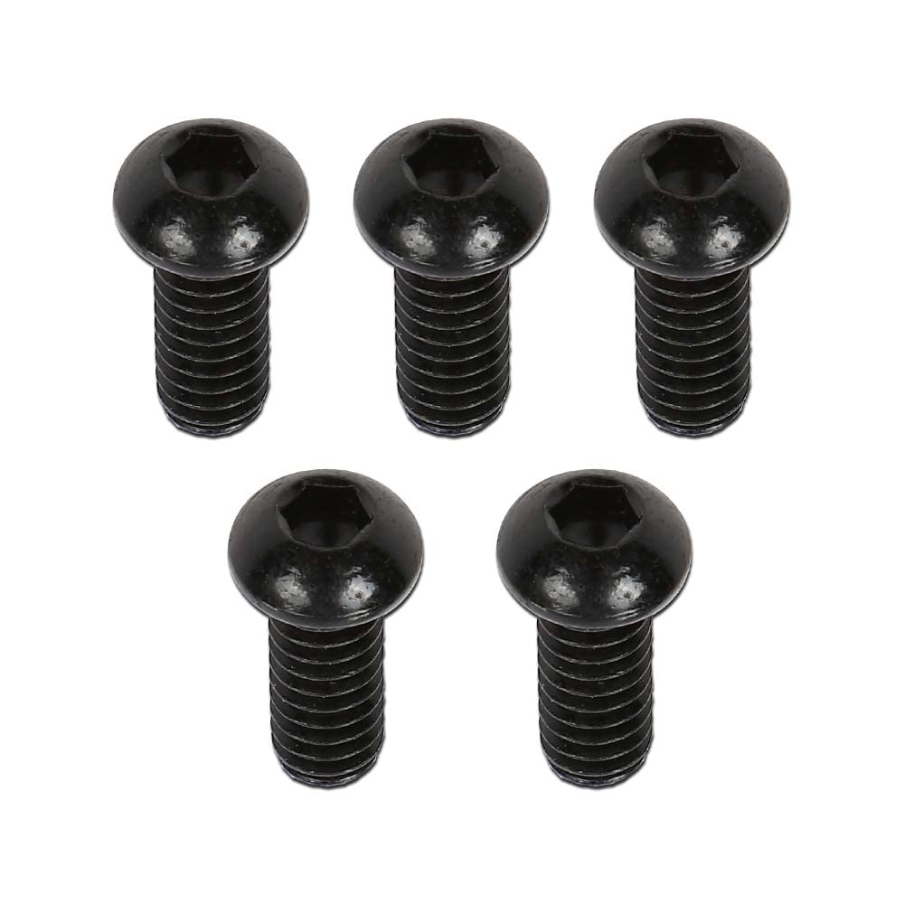 G-PLUS Stainless Allen Screw Bolt kit 10pcs Black Compatible with 1999-2019 Harley Derby Cover Wrench