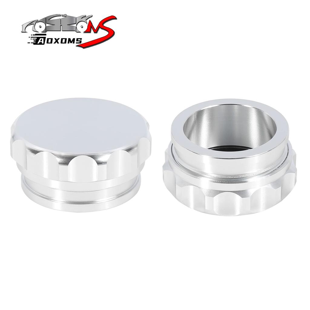 2pc 2" Aluminium Alloy Weld On Filler Neck And Cap Oil, Fuel, Water Tank Silver