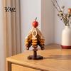 Wooden Trivet for Hot Pots Bamboo Trivets with Storage Rack, Heat Resistant Kitchen Set Pads, Decorative Coaster Dining Table Countertop Protection