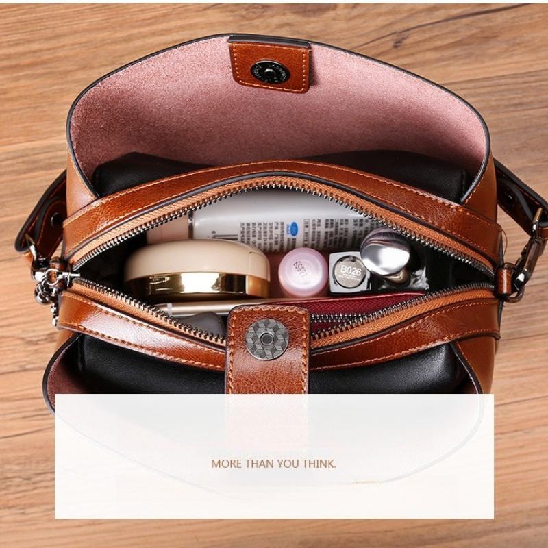 Real Cow Leather Ladies HandBags Women Genuine Leather Bags Totes Messenger Bags Hign Quality Designer Luxury Brand Bag