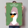 Funny Female Duck Ready In Minutes Quote Metal Poster Custom Wall Art Retro Vintage Tinplate Signs for Man Cave Desk Decor