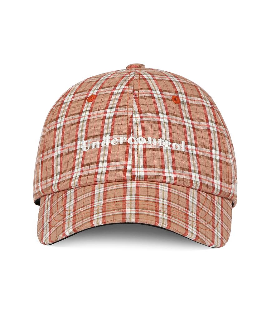 Eondeokeonteulol Check Pattern Logo Ball Cap Didone / Authentic B B / Pink Check