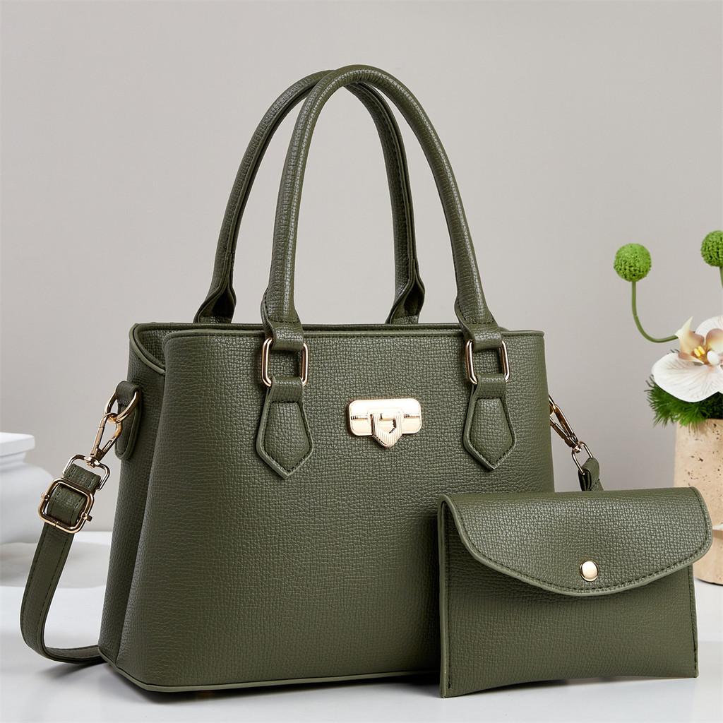 Stylish Womens Tote Bag Made Of Pu With Zipper Compartments For Casual Daywear
