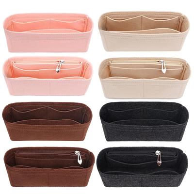 Organizador de Bolsa Multibolsos Pequena Bolsa Tote Timid Bags Armazenamento e Acabamento Forro Interno de Bolsa Organizador de Inserção para Bolsas Pequenas Encaixe Tamanho Mini