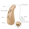 Hearing Aids for Deafness Hearing Aids Rechargeable Digital Amplifier Volume Adjustment with Noise Cancelling Hearing Aid