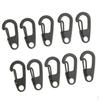 10Pcs Mini Alloy Carabiner Clip Snap Spring Clasp 6mm