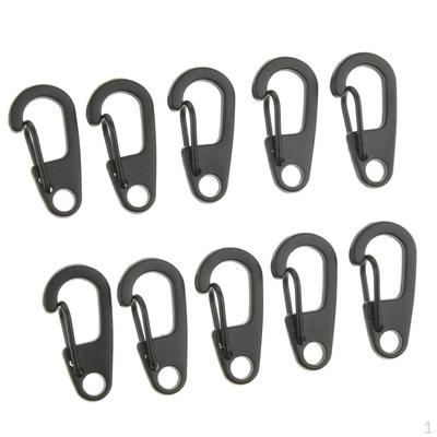 10 Stück Mini Legierung Karabinerhaken Federverschluss 6mm