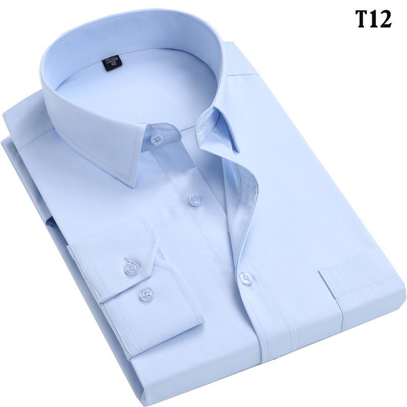 Frühlingslockere gestreifte Langarmhemden für Männer mittleren und höheren Alters