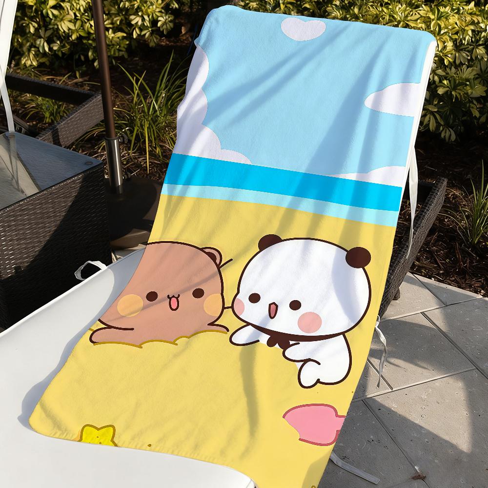 Cartoon Bubu Dudu Cute Towel Quick Drying Beach Towels Are Suitable For Swimming Pools Camping Yoga And The Gym