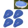 10PCS Pool Cover Weights PVC Winter Pool Tarp Hanging Water Bag for   Ground Swimming Pool Cover