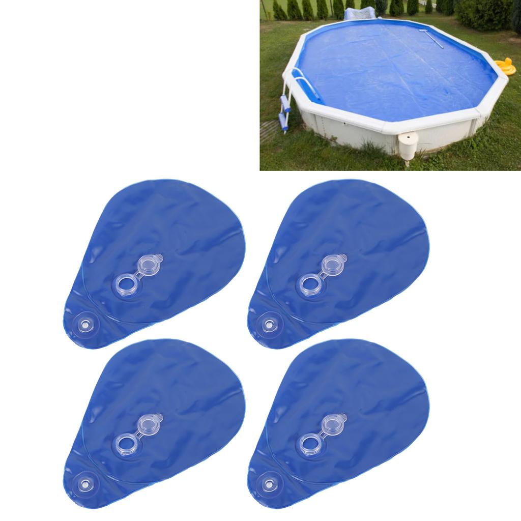 10PCS Pool Cover Weights PVC Winter Pool Tarp Hanging Water Bag for Ground Swimming Pool Cover