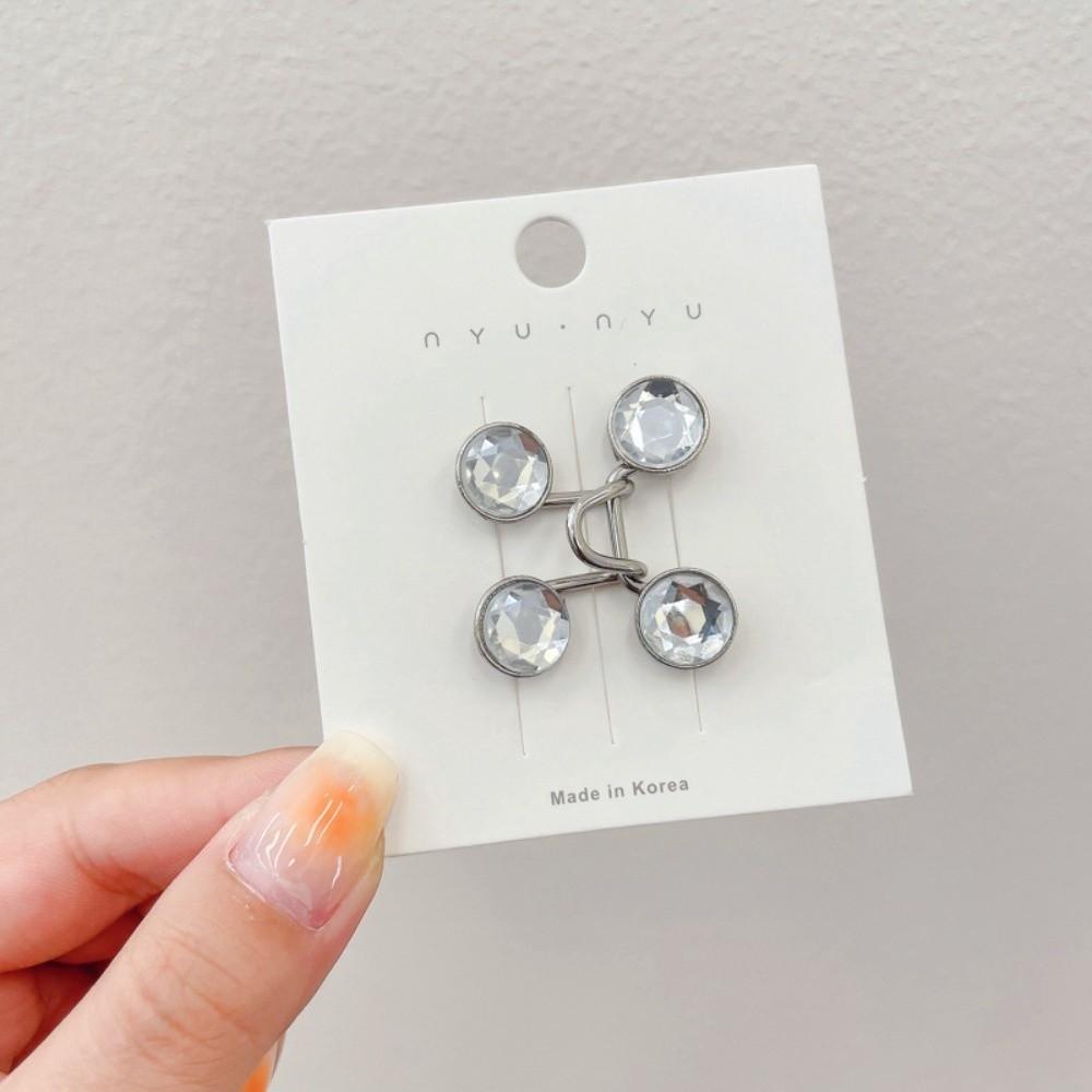 Clothing Accessories Adjustable Button Pins Easy To Install No Sewing Button Clip No Sewing Required Pant Waist Tightener Skirts