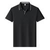 Nouveau polo d'été pour homme à manches courtes, couleur unie, respirant, T-shirt décontracté