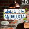 Stück Retro Tenerife Metallschild Spanische Kanarische Inseln Wandkunst Eisen Küstenlinie Dekoration für Zuhause Bar