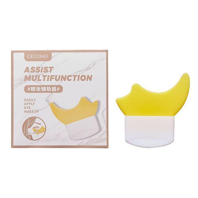 Jesireca - Silicone Eye Makeup Stencil Yellow & White