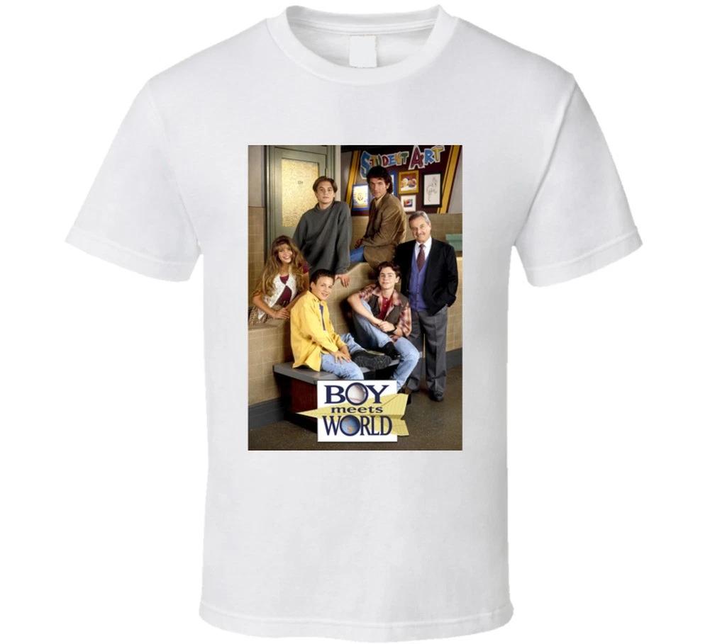 Boy Meets World Top 90 s Vintage TV Show Cool Retro Fan T Shirt L