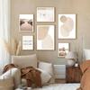 Stampa Nordica Stile Boho Tramonto Paesaggio Naturale Poster Mindfulness Arte Astratta Pittura Murale Nordica Immagine Decorazione Stanza
