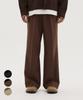 Dibsenseu Essential One-Pleat Wide Elastic Waist Slacks D201 [3 Colors]