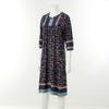 Venus Flower Border Print Dress Vevs117l