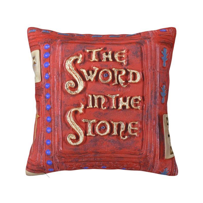Luxury Disney The Sword In The Stone Animated Movies Cushion Covers Soft Pillow Case for Sofa Square Pillowcase Home Decorative 12x12Inch