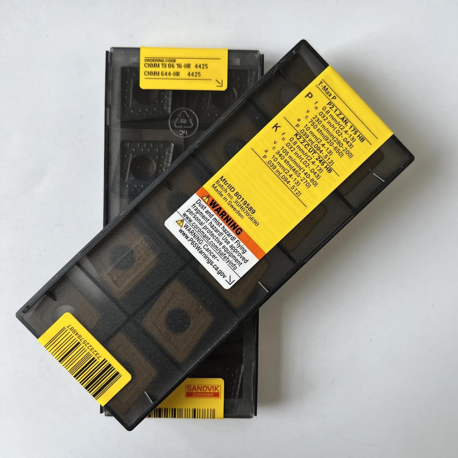 

CNMM190616-HR 4425 / Industrial indexable Carbide Inserts 10 Pcs