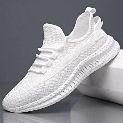 Atmungsaktive Frühlings- und Herbst-Sneakers für Herren mit Fly Weave-Freizeitschuhen aus Mesh-Stoff