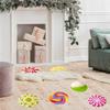 Christmas New Floor Sticker Candy Pattern Living Room Bedroom Floor Decoration Wall Sticker Home Christmas Decoration Sticker