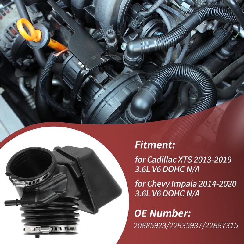 X Autohaux Intake Hose for Chevy Impala for Cadillac XTS 3.6L V6 2014- No.20885923 1 Pc