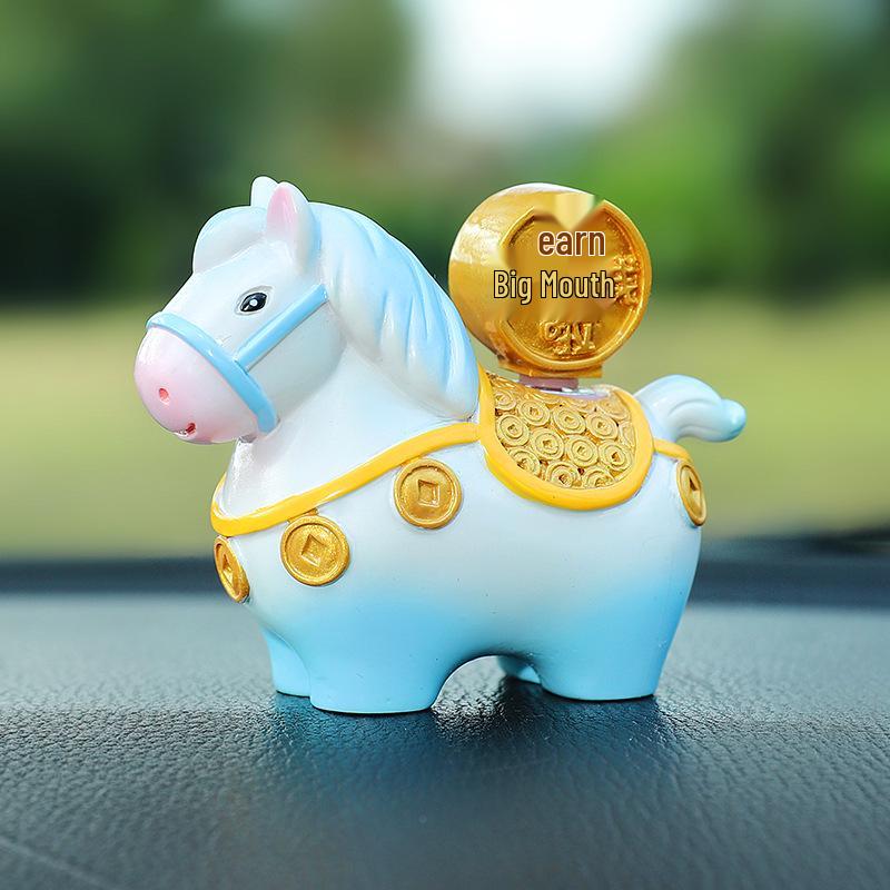 Little Pony Fufu Resin Figurine - Creative Car Console Decoration