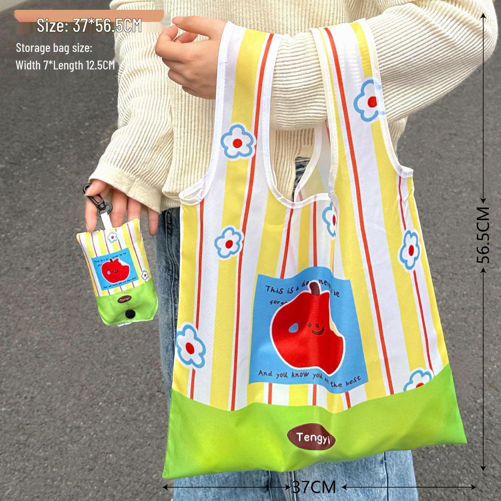 Tengyi Cute Large Capacity Foldable Eco-friendly Shopping Bag