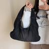 Vintage Denim Armpit Bag for Women Versatile Korean Design Dual Shoulder Bag