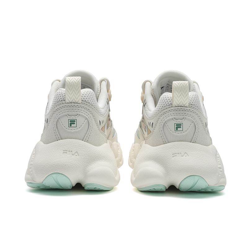 New FILA Fern 2 Fern Sneakers 2.0 Abrasion Resistant Breathable Low Top Casual Shoes Women's White Green F12W531101FGC