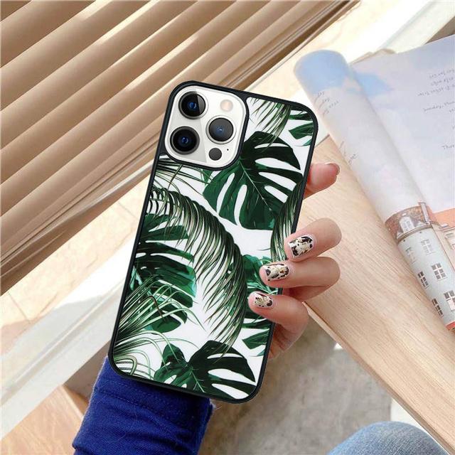 Tropical Palm Trees Leaf Plant Phone Case Cover For iPhone 17 Air 15 16 Pro Max 14 13 12 11 Pro Max Plus Coque