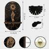Crystal Pendulum Display Holder Wood Crystal Stone Holder Phase Wiccan Supplies Dowsing Pendulum Necklaces Display Rack