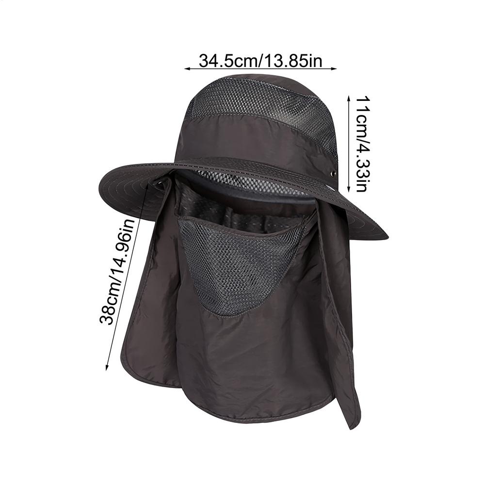 Sun Hats UV Guard Face Neck Cover Fishing Sun Protection Cap Bucket Hats Sun Hat Sun Protection for Fishing Hiking Beach