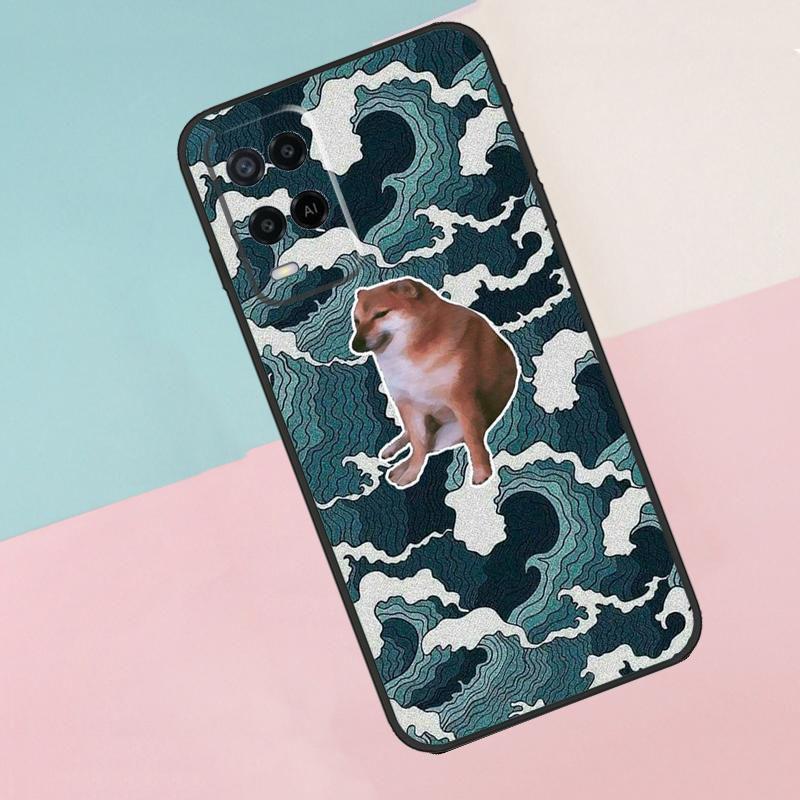 Doge For Oppo A17 A77 A60 A74 A94 A54 A18 A38 A58 A78 A98 A40 A80 A16 A76 A96 A15 A57S Phone Case