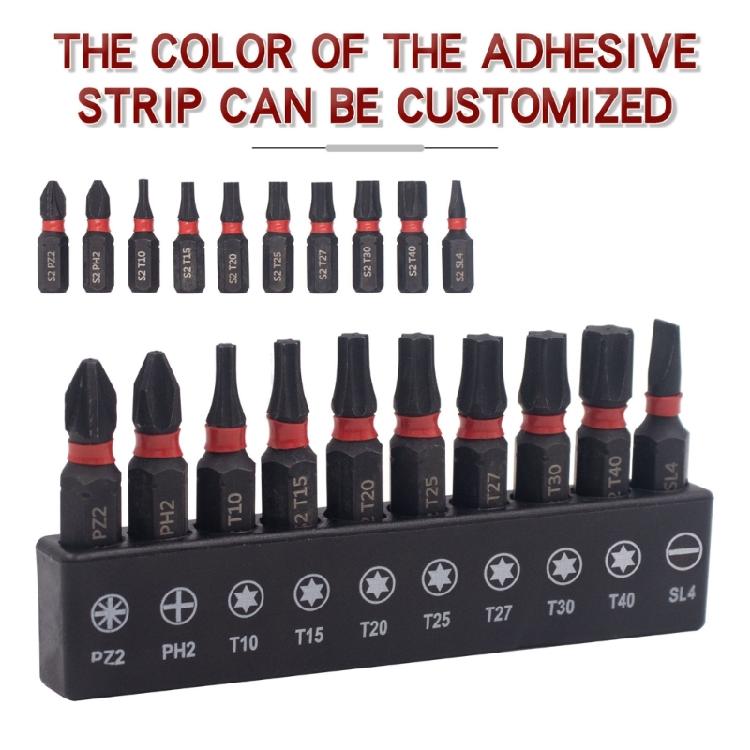 Industrial Strength Steel Torxes Screwdriver Bit 10Pcs Set Corrosion Proof High Torque Performances For Technicians